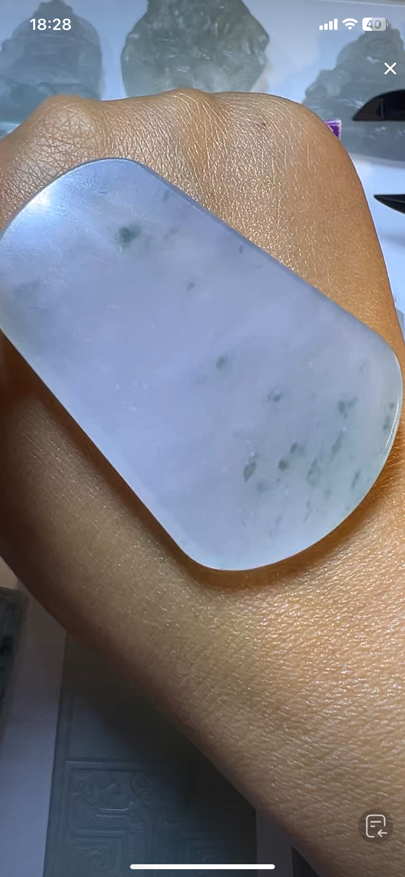 缅甸天然翡翠无事牌