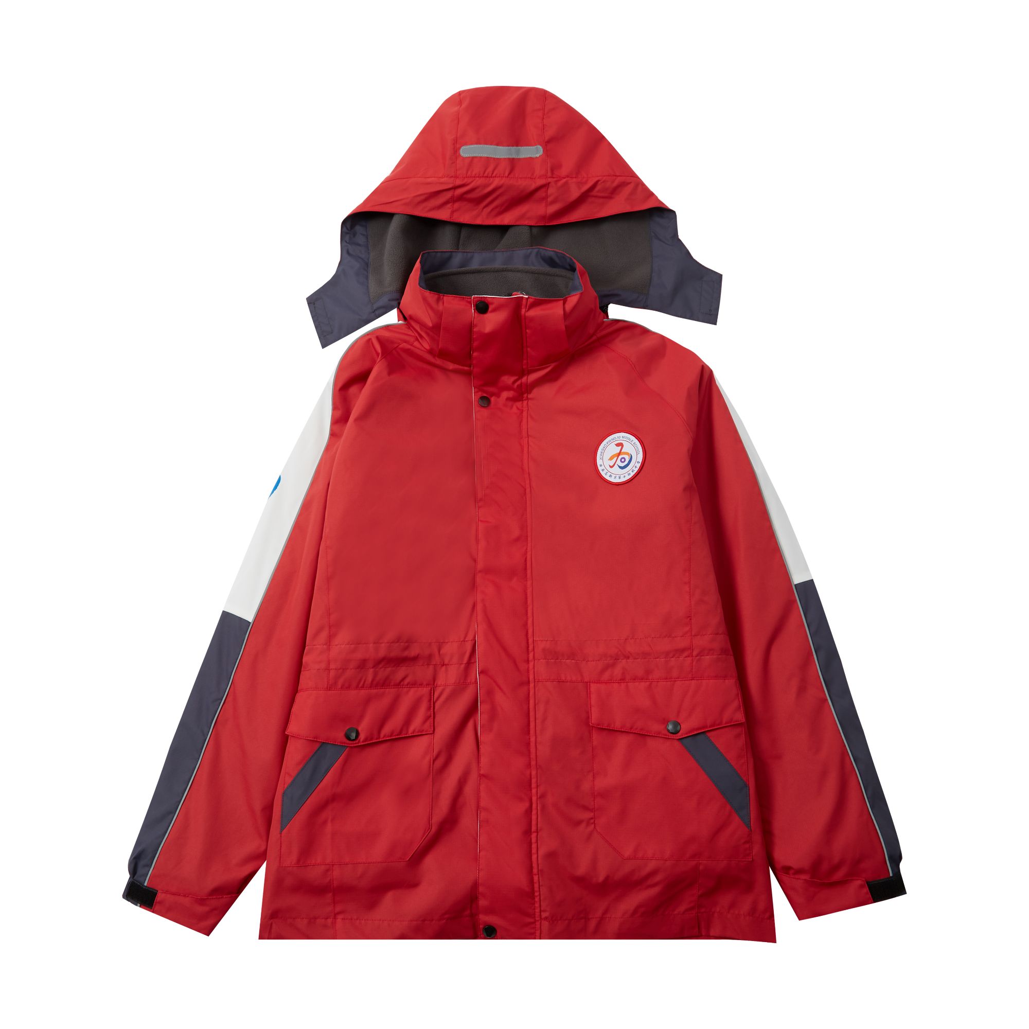 高新十中  冲锋衣  防风加绒