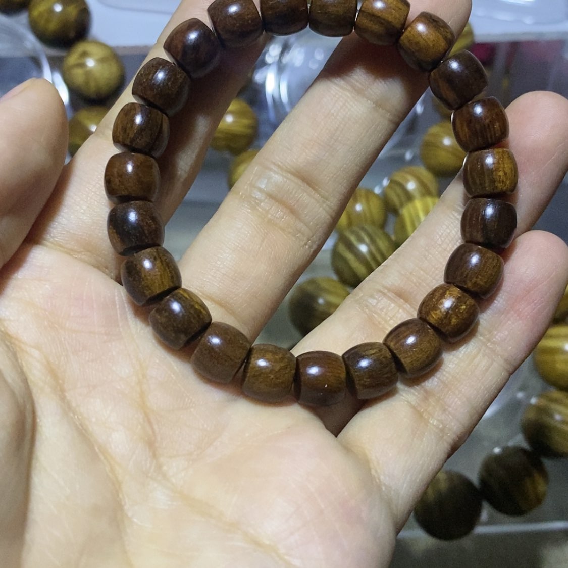 【闪购商品】木头小**?贡木桶珠
