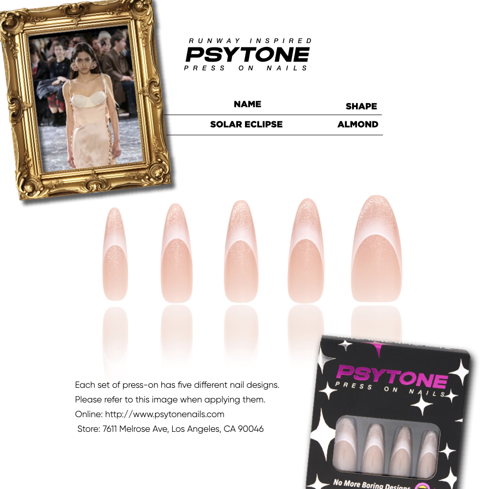 幻调日蚀SolarEclipse|百搭法式晕染穿戴甲高级感秋冬甲片美甲