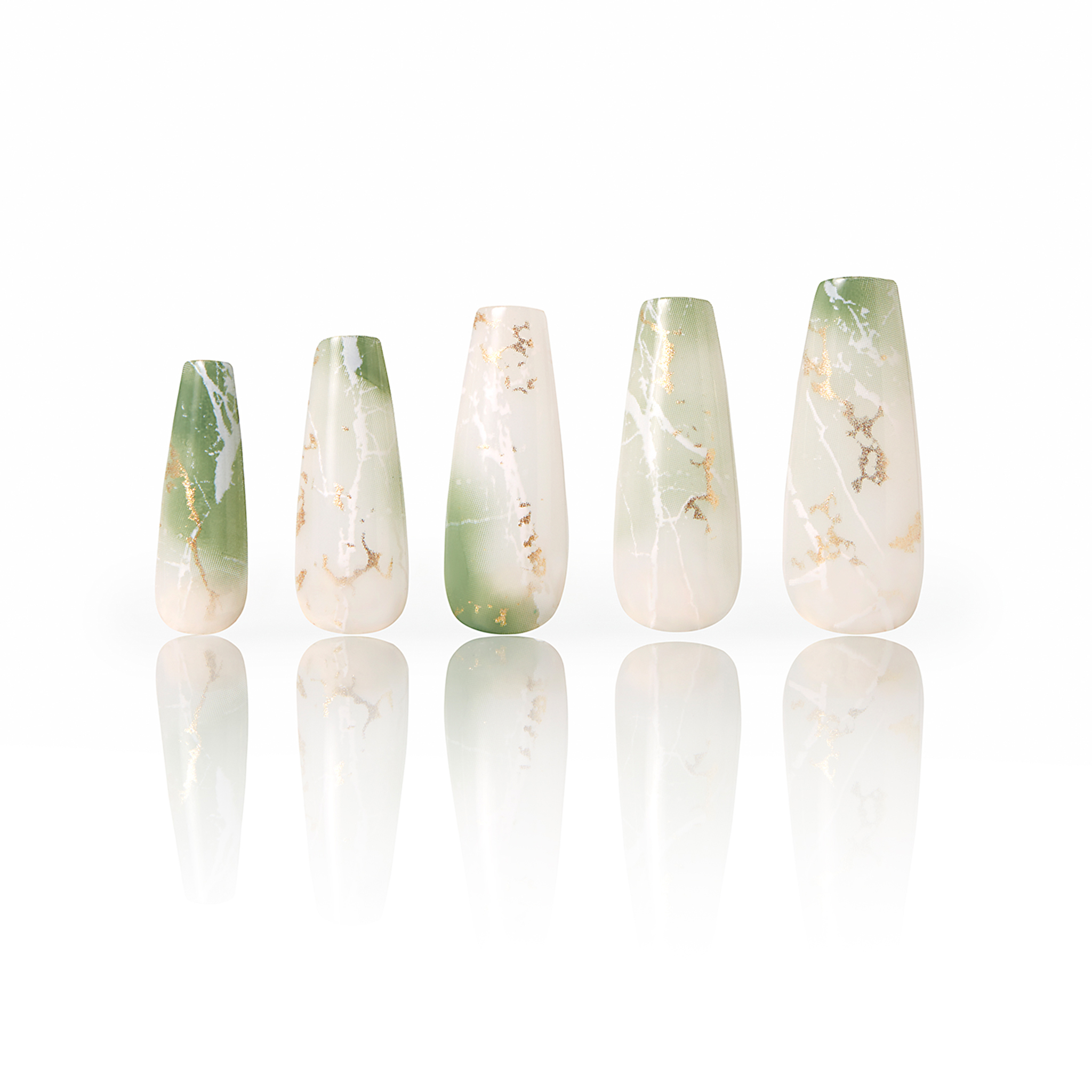 幻调Like Virgin Like Jade 守身如玉 | 翡翠绿晕染穿戴美甲723