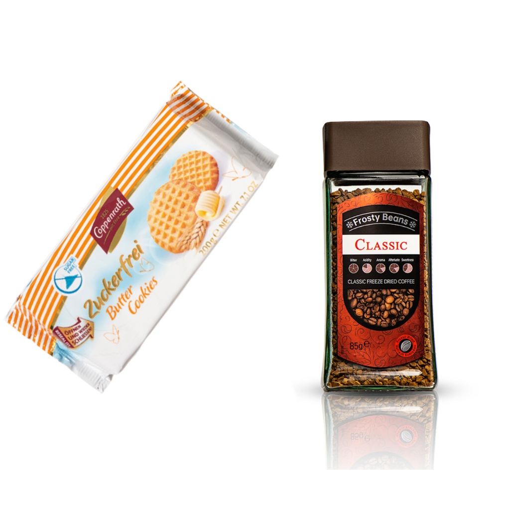 歌本瑞无糖黄油味+福兰特经典冻干咖啡