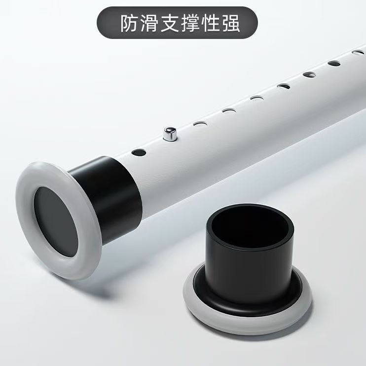 免打孔窗帘杆卧室伸缩杆单杆晾衣架罗马杆伸缩安装阳台挂衣晾衣杆