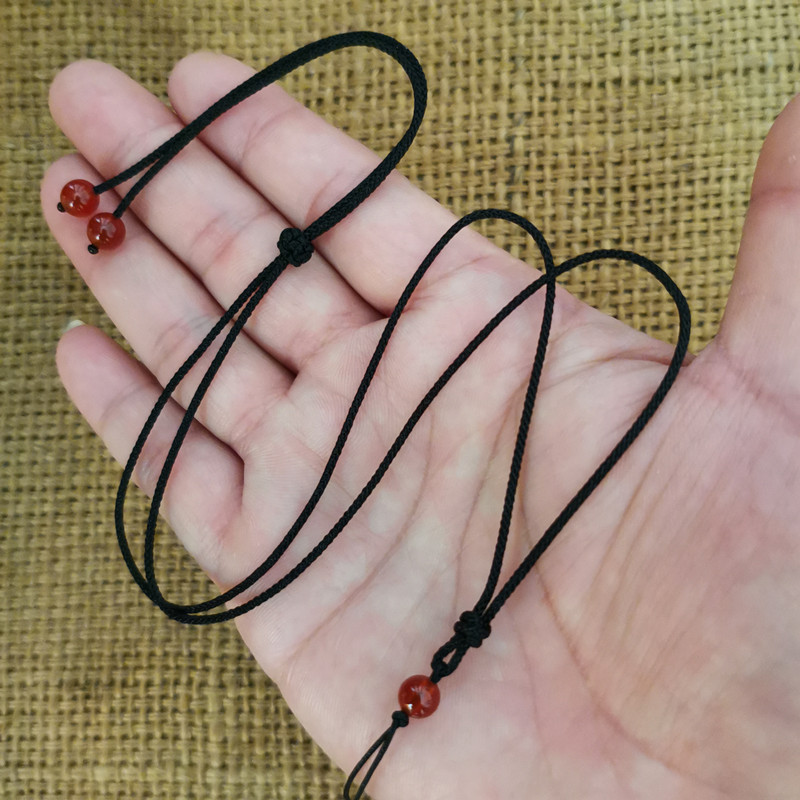 手工编织挂件吊坠绳绳子饰品简约项链绳情侣毛衣链时尚可调节细款