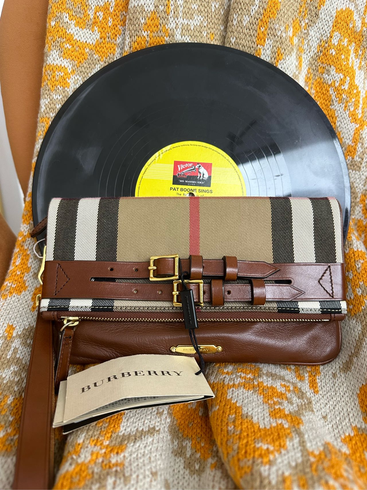 95新 BURBERRY/博柏利 /KIKI/斜挎包/9117162