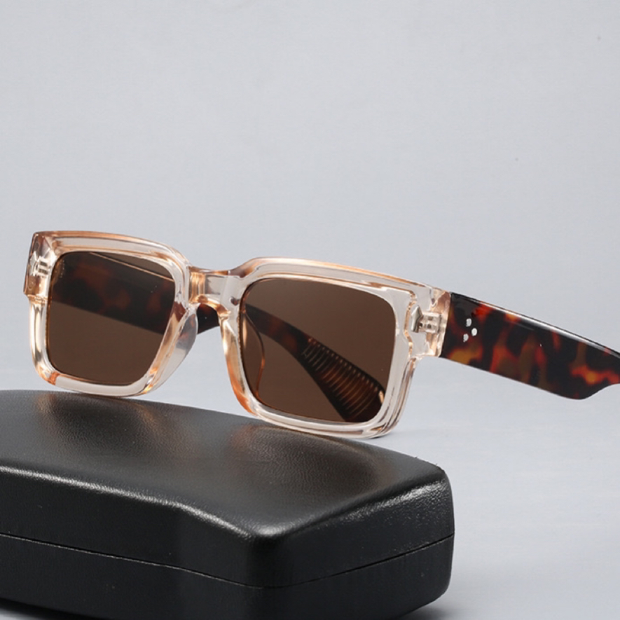    【033】跨境新款米钉方形小框墨镜