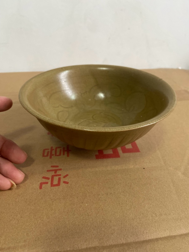 龙泉窑黄釉碗包邮