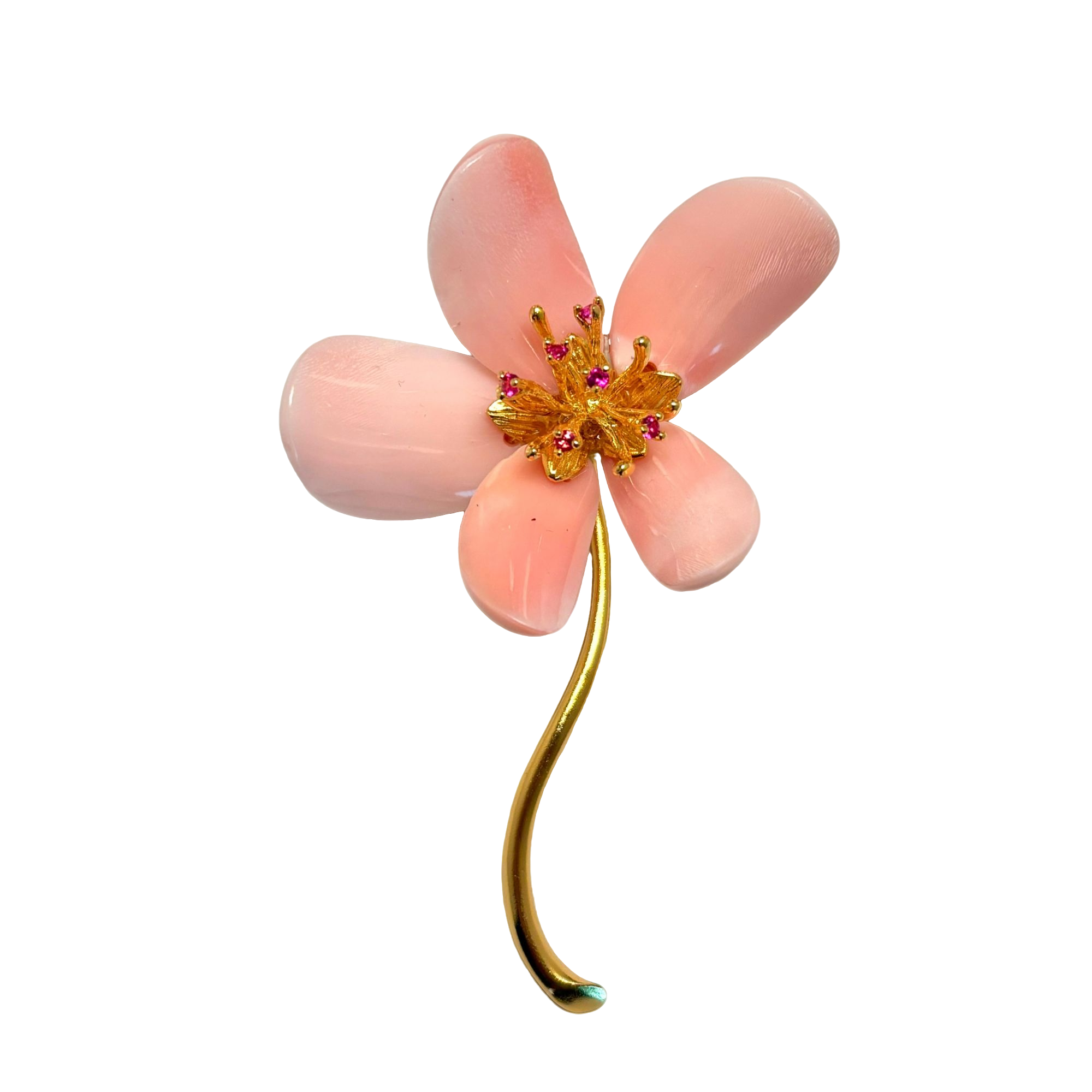 925银贝壳胸针 925银胸针吊坠高档