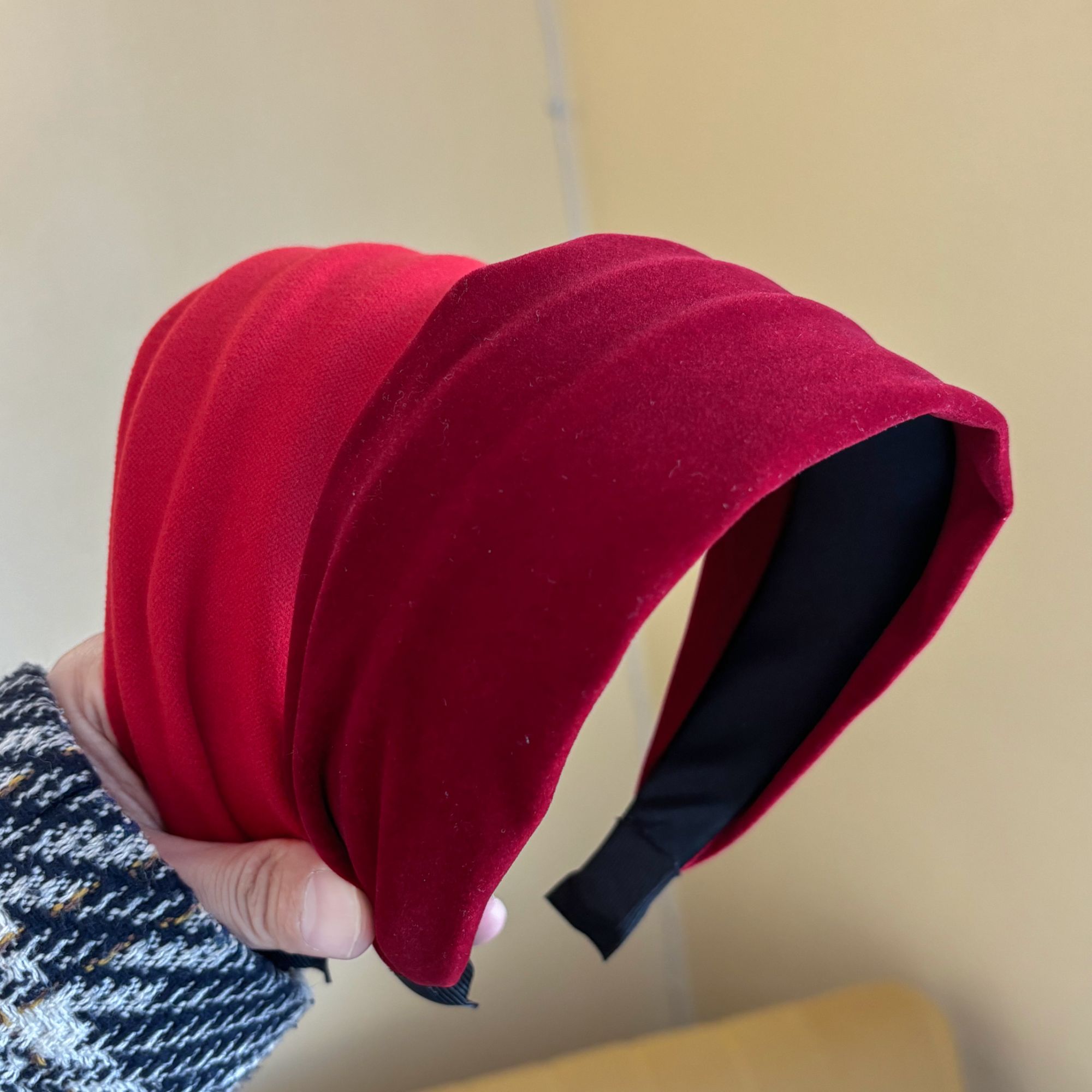 新年发箍网红爆款2025新款红色简约时尚头箍秋冬百搭气质头饰甜美