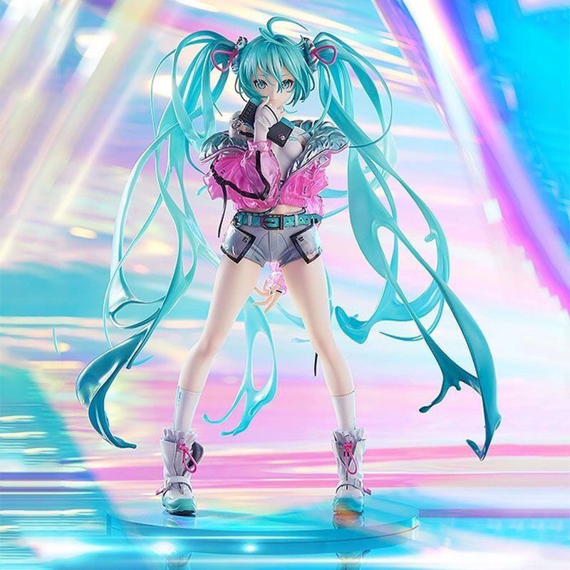 未来初音手办米山舞双马尾礼物国产机箱摆件模型
