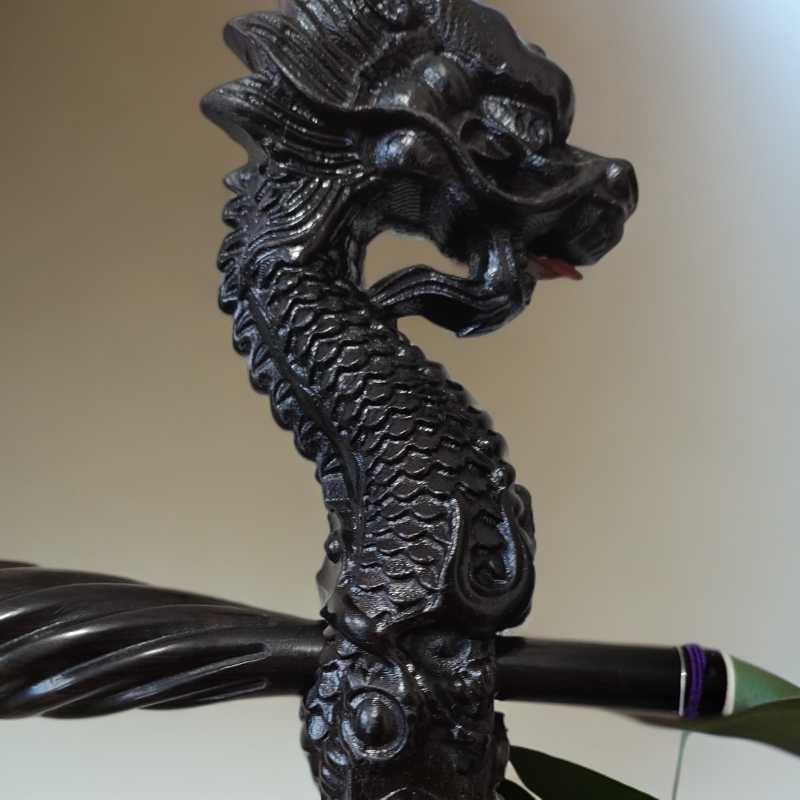 精品黑檀龙头二胡