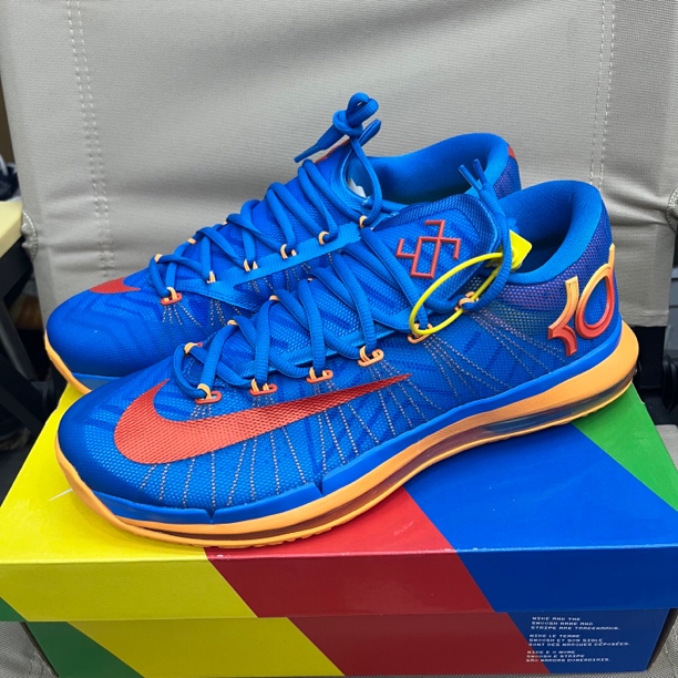 kd6蓝橙 45码原盒 全新未使用 公价2299 实战鞋篮球鞋缓震