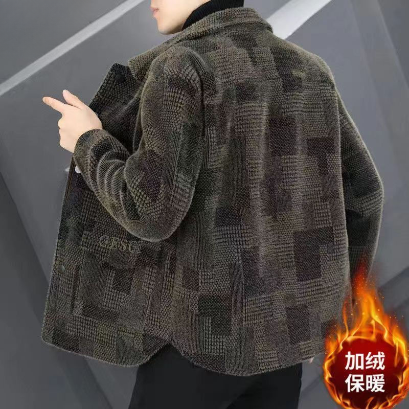 男士外套秋冬季新款加厚保暖英伦加厚百搭高档休闲春