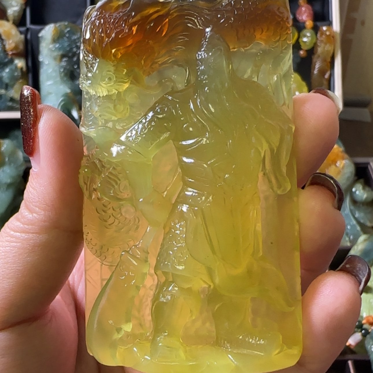 【闪购商品】蛇纹石玉颈饰合金冷**爷