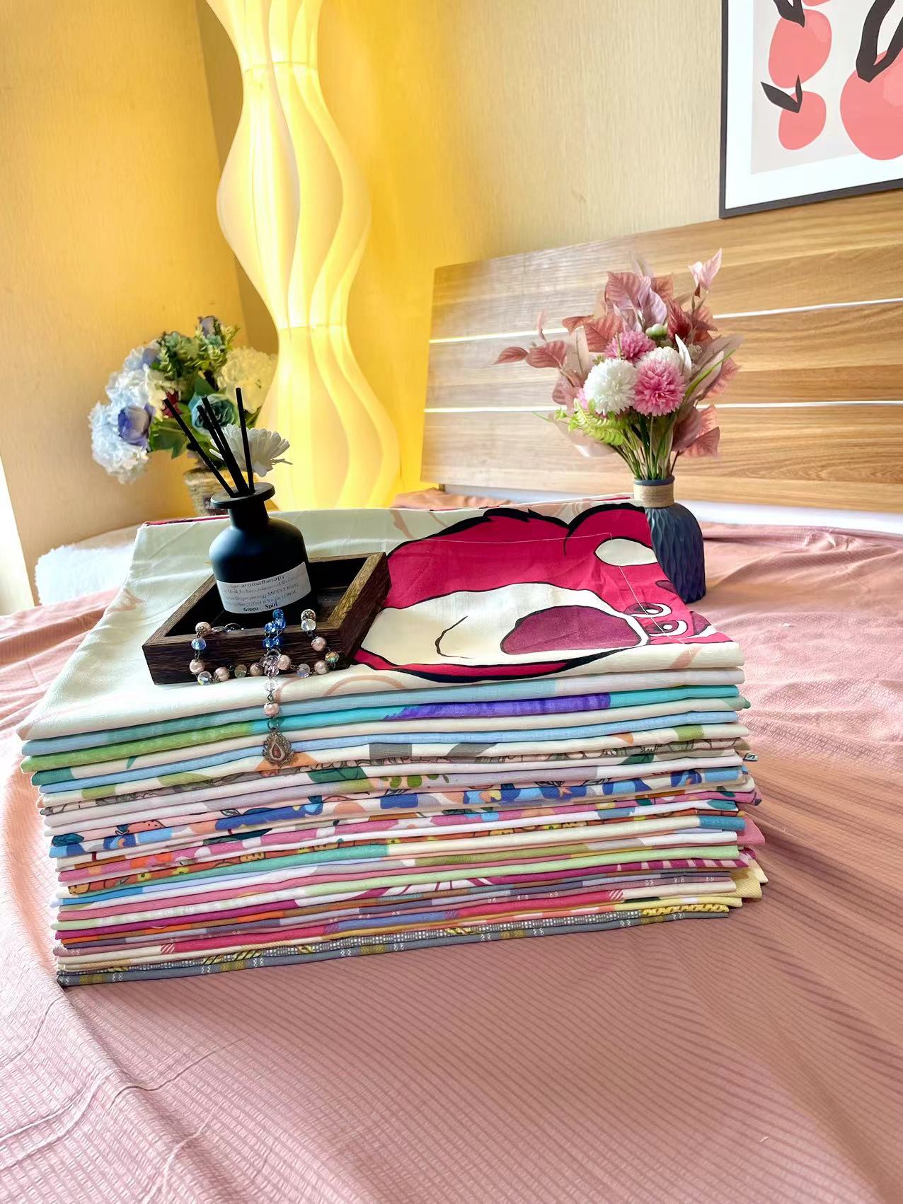 【不挑花型枕套2对】处理微瑕加厚四季款老粗布枕套