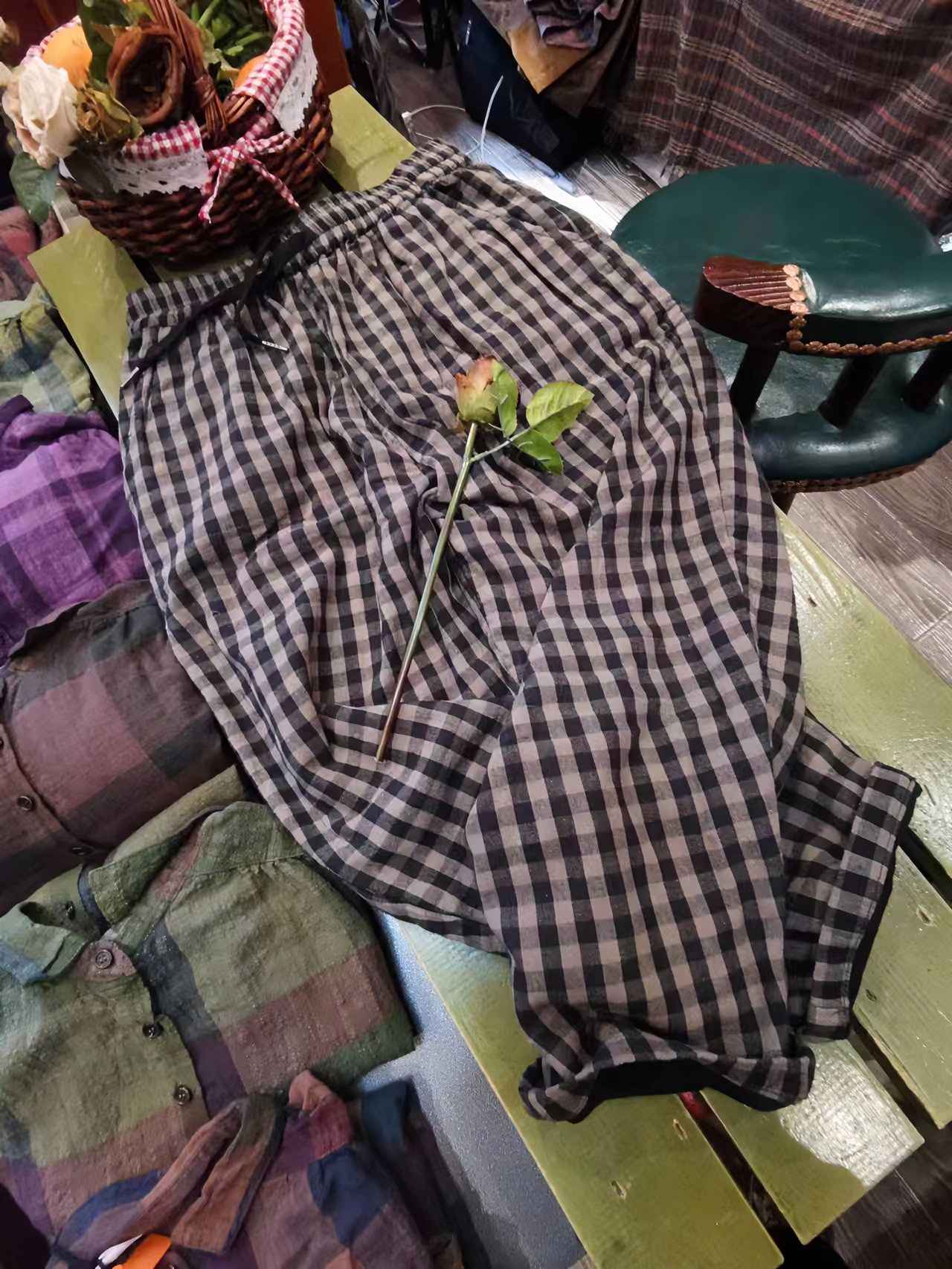 洋气时尚文艺百搭宽松休闲裤