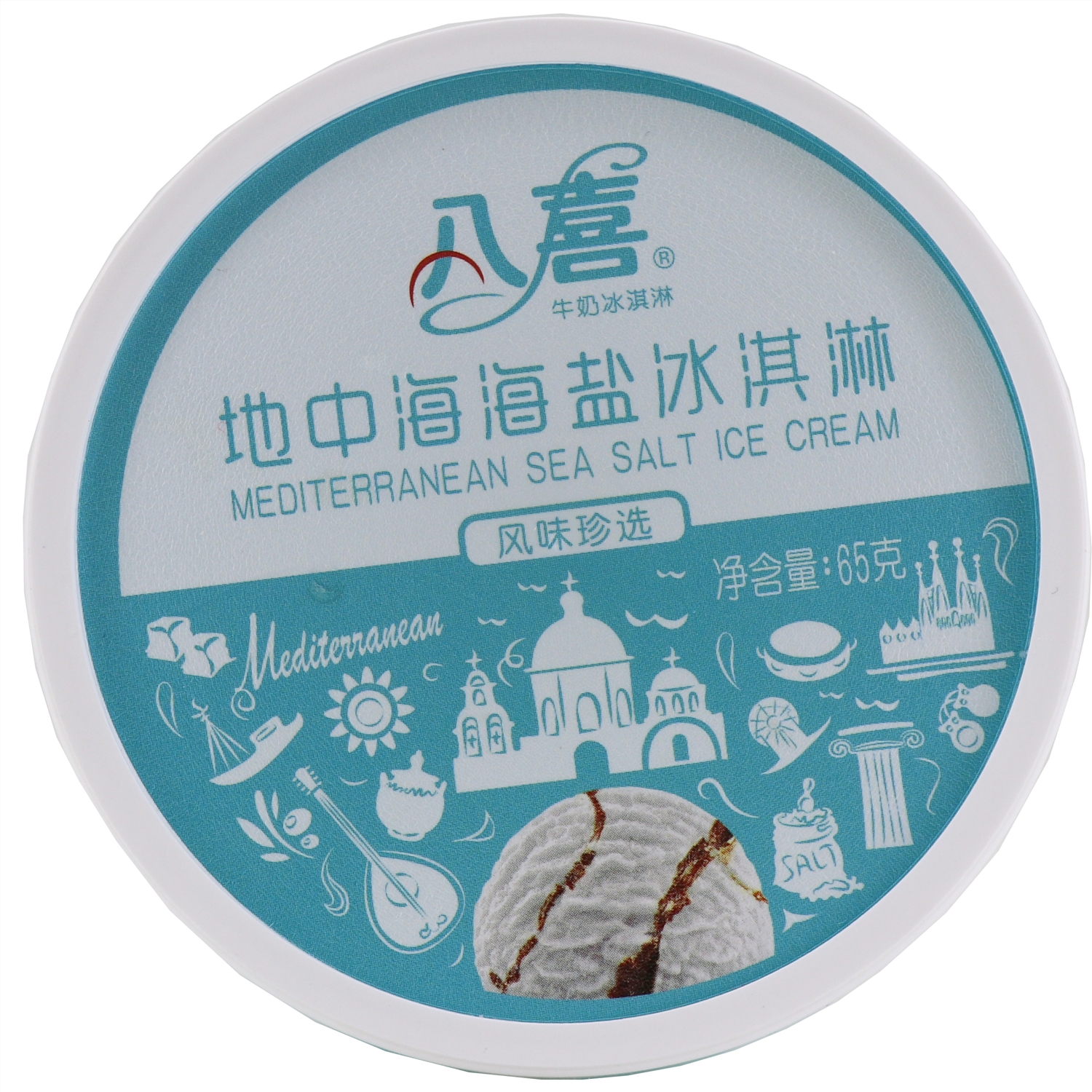 BAXY/八喜地中海海盐冰淇淋地中海海盐味 65g