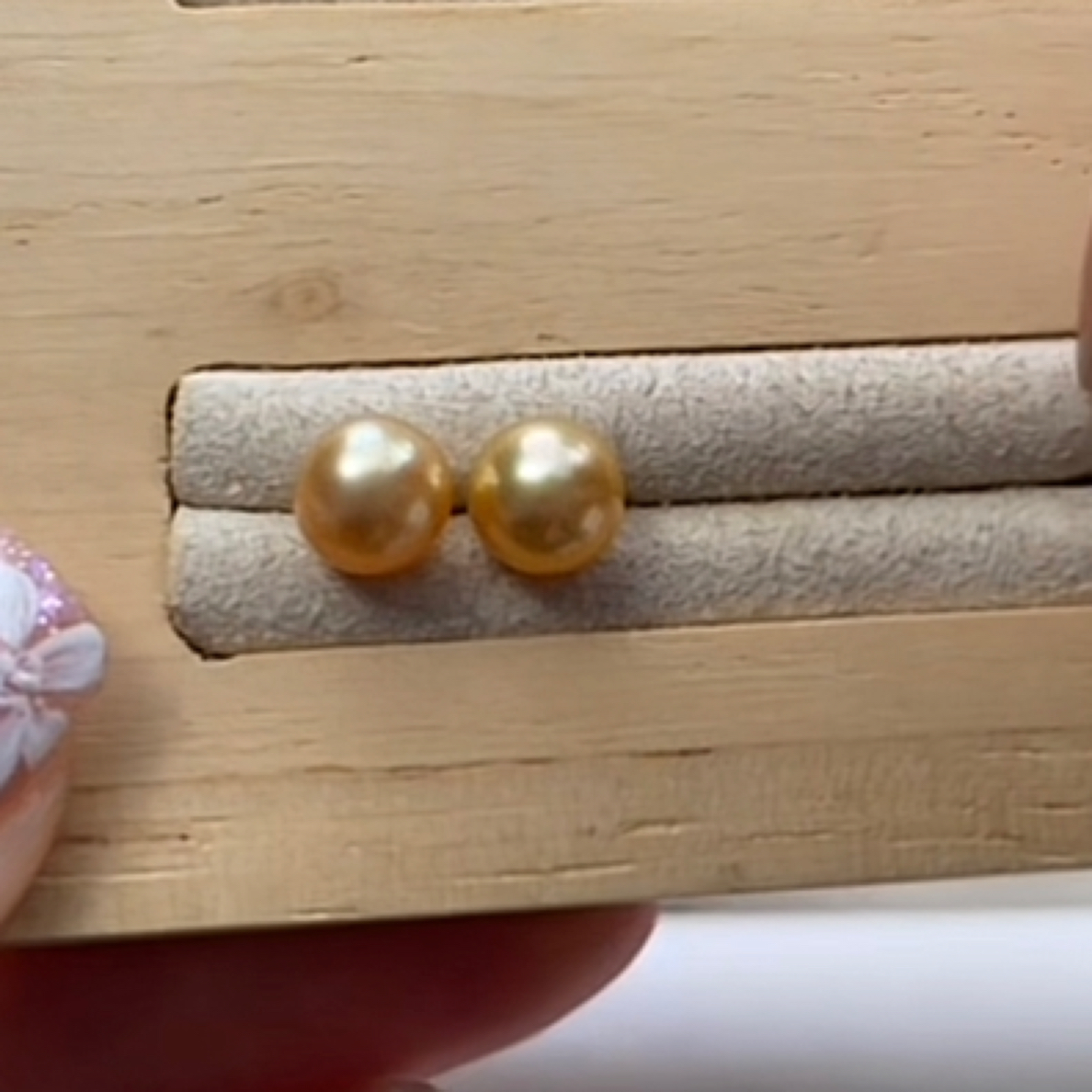 天然海水珍珠金珠