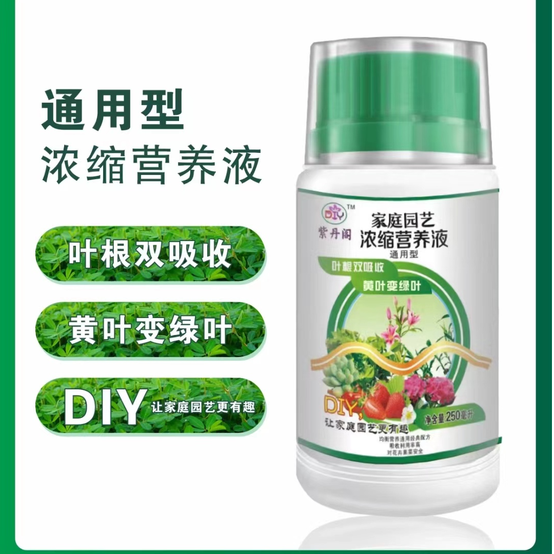 紫丹阁通用型家庭园艺浓缩营养液I盆栽花卉I水培绿植I盆景专用I