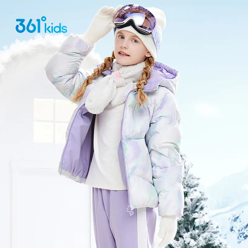 能暖科技|361童装女童羽绒服2024冬季新款中大童保暖外套羽绒外套