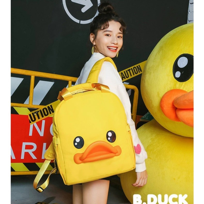 B.Duck妈咪包母婴可爱卡通宝宝双肩背包大容量轻便奶瓶装百搭休闲