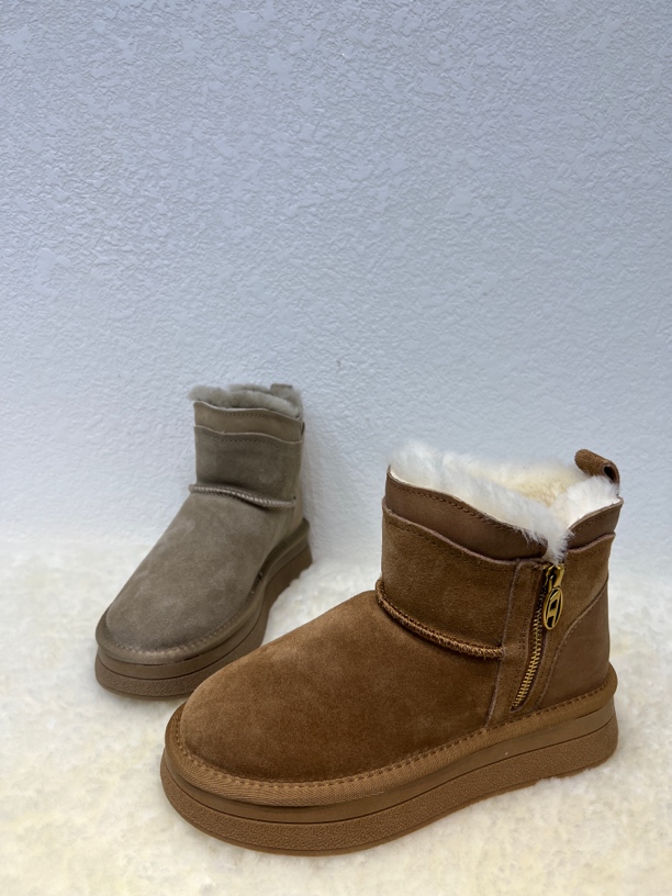 保暖冬季时尚雪地靴加绒棉鞋休闲经典雪地靴短筒低帮加厚女鞋
