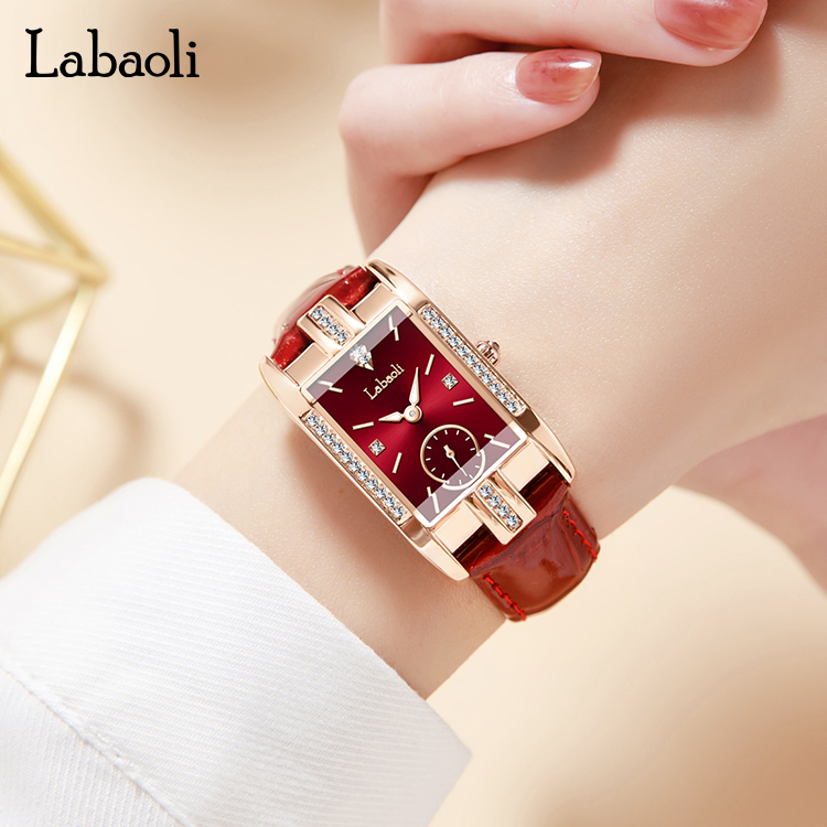 labaoli/拉宝丽(九月) LA515-时尚夜光防水长方形经典网红手表