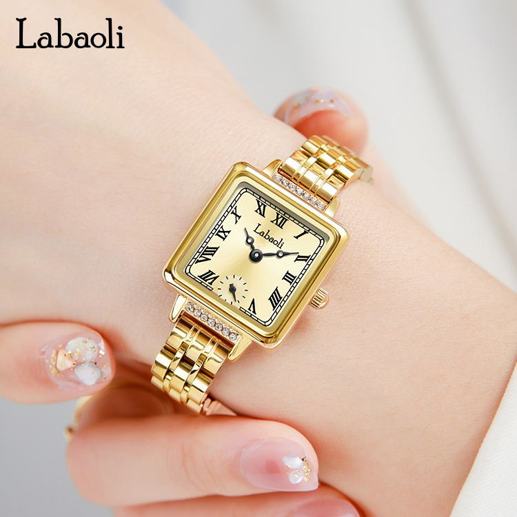 labaoli/拉宝丽（初见）LA355-时尚罗马数字方形简约女士百搭腕表
