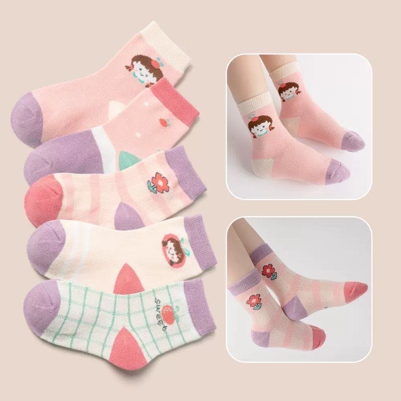 0到12岁童袜秋冬新款棉袜