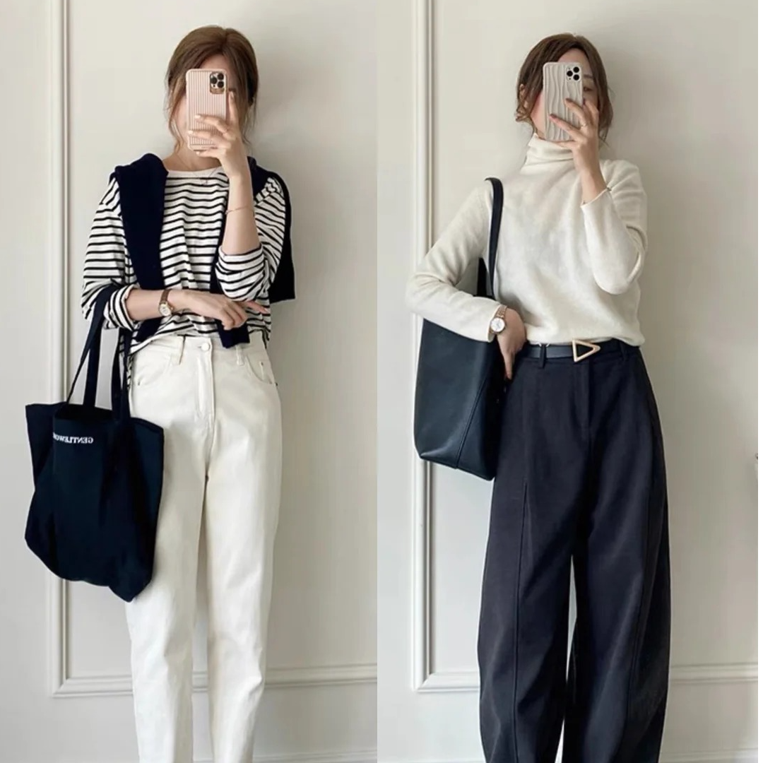 （非图片款）百搭针织秋冬小个子长袖打底衫女冬季洋气毛衣韩版上衣