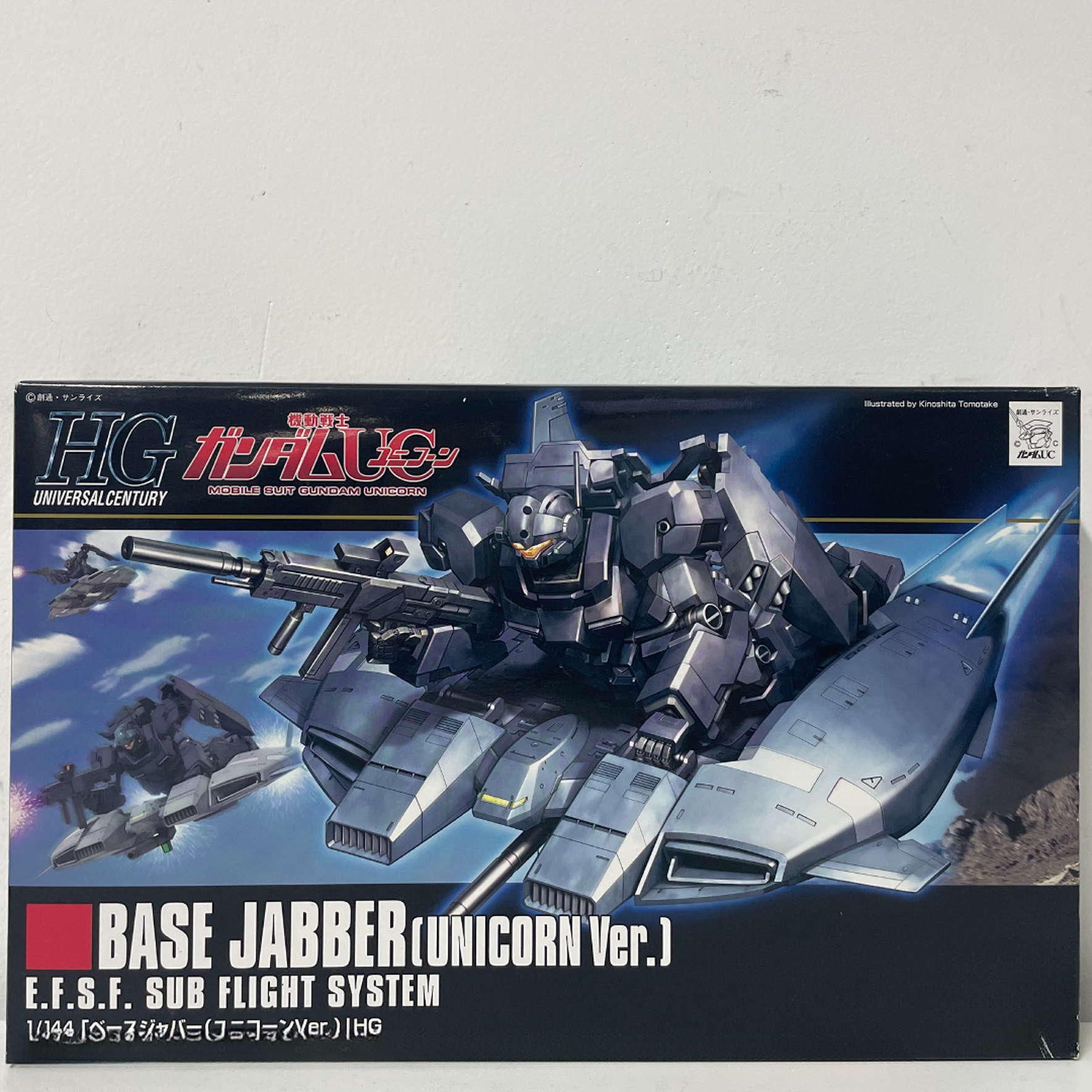 现货 HG 1/144 空间跳跃者 飞行甲板 独角兽版 高达UC 拼装模型
