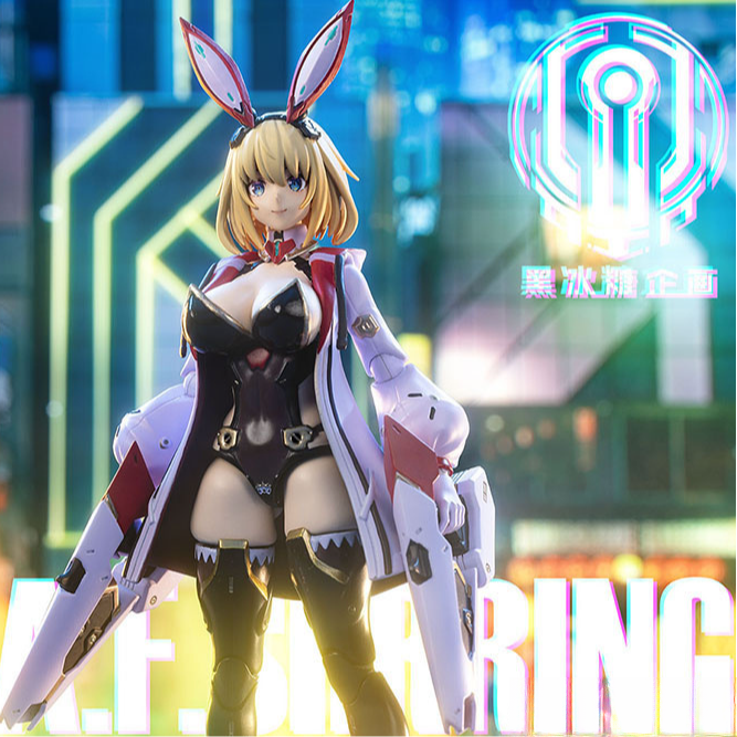现货 黑冰糖企画 索菲亚 F 希琳 战斗兔兔娘 成品 可动 手办