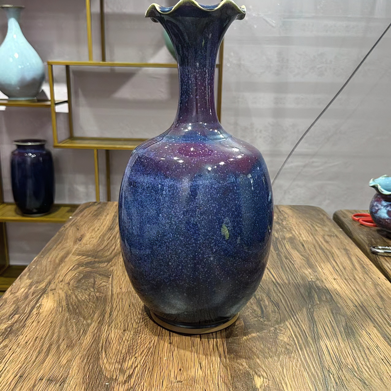 创意礼品手工拉胚荷口瓶