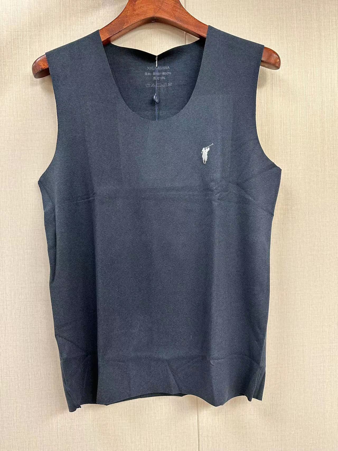 W6011保暖背心男士加绒加厚内穿德发热无痕打底内衣秋上衣