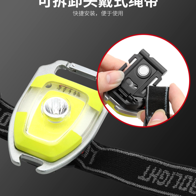 Y9多功能头灯户外钥匙扣灯户外照明应急