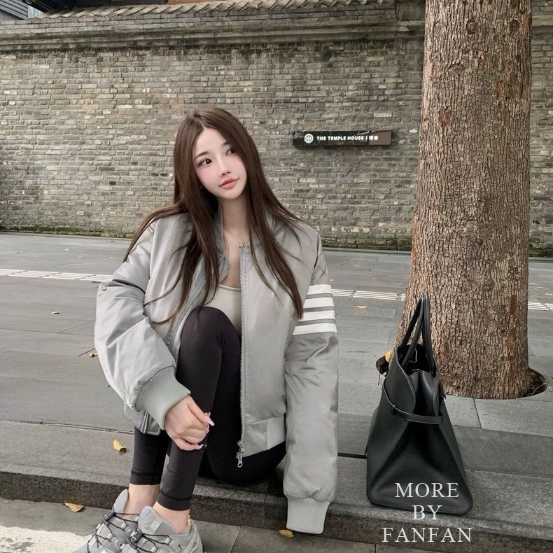 百搭春秋时尚秋冬保暖立领韩版网红显瘦休闲棉服女短款冬季棉衣潮