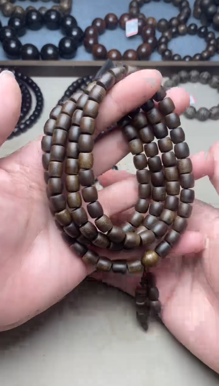 【闪购商品】沉香手串越南芽庄金丝密结奇楠种8*9*108