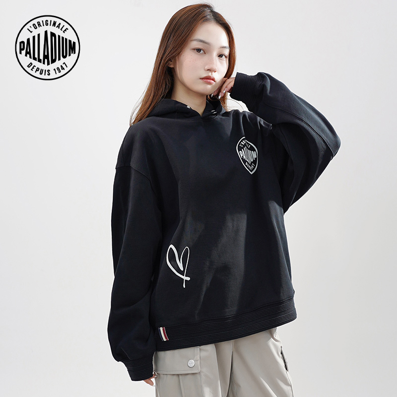 【檀健次同系列】上装休闲潮流印花长袖连帽卫衣108889