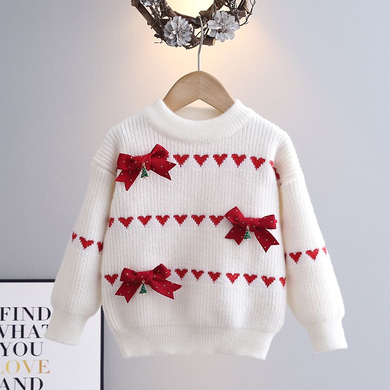 【小扬哥推荐】2023新款女童毛衣冬装洋气儿童秋冬款打底针织衫女