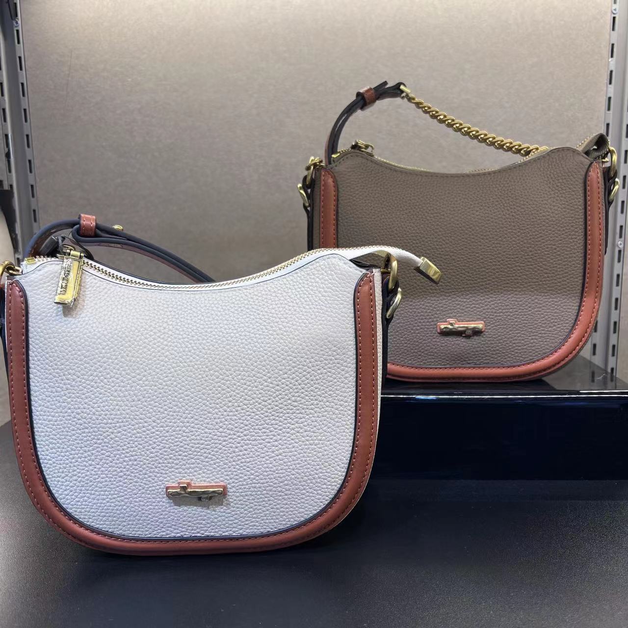 HERBAL HEAVEN/食草堂时尚百搭拼色经典女士马鞍包 欣尔