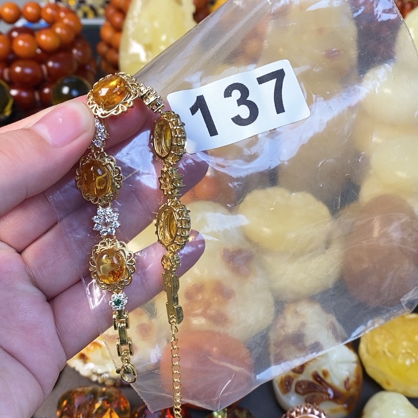 【闪购商品】琥珀（花珀）裸石未镶嵌
