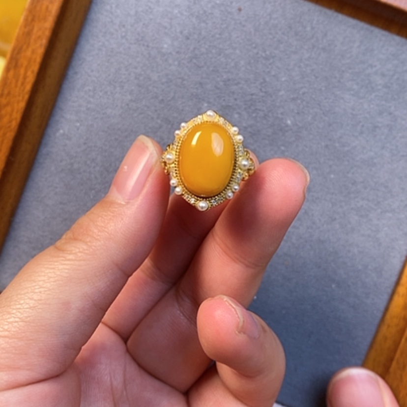 【闪购商品】蜜蜡珠宝奇石银S925镶嵌