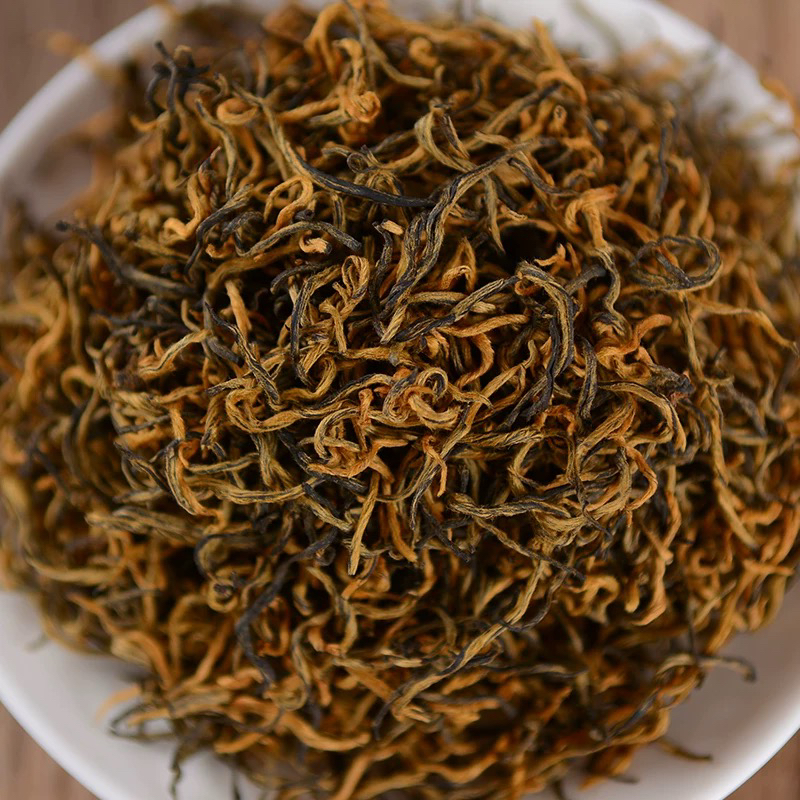 云南红茶滇红茶春茶浓香金芽散茶