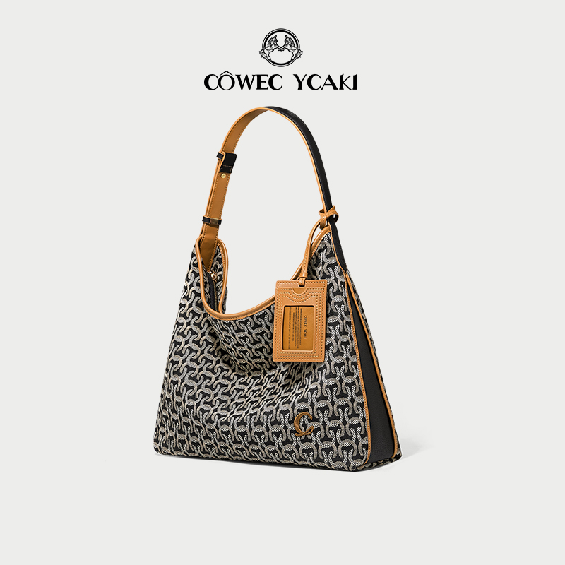 【官方正品】CowecYcaki2025新款时尚hobo包托特包单肩包z