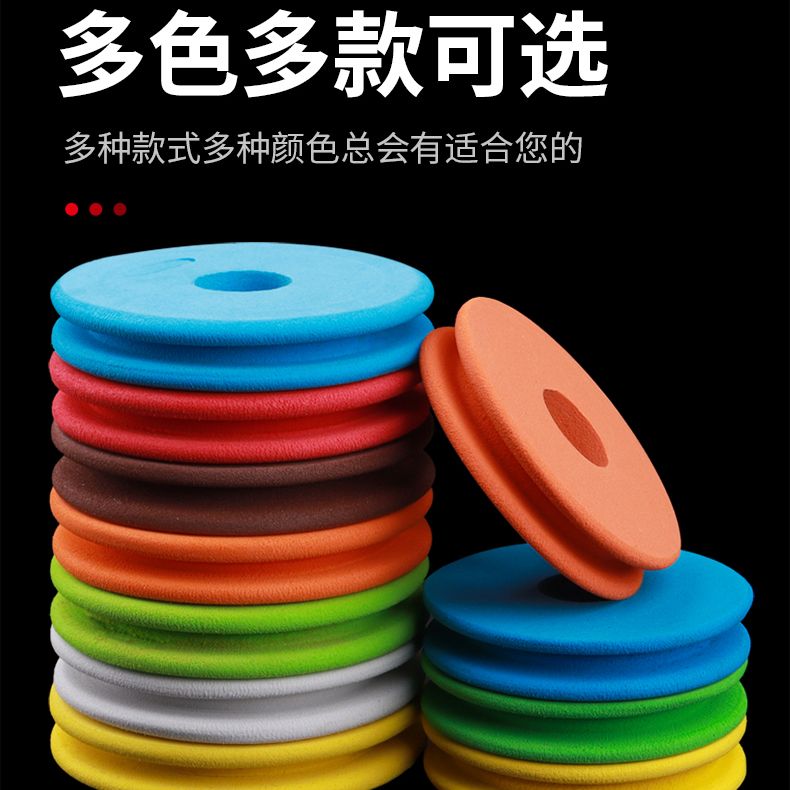 钓鱼主线泡沫轴绕线轴子线泡沫板盘鱼线绕线圈大头针绕线组小配件