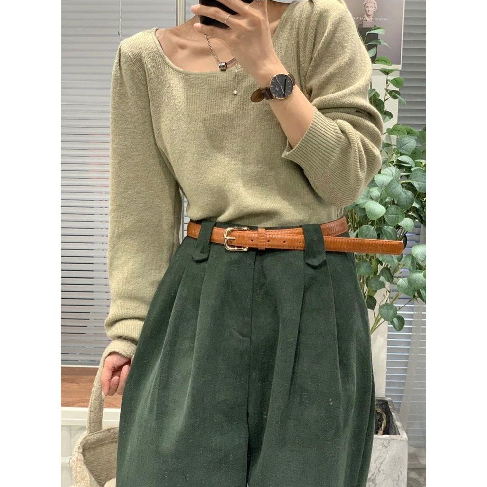 轻熟风小个子时尚减龄盐系穿搭高级感港风小洋装两件套装裤女秋季