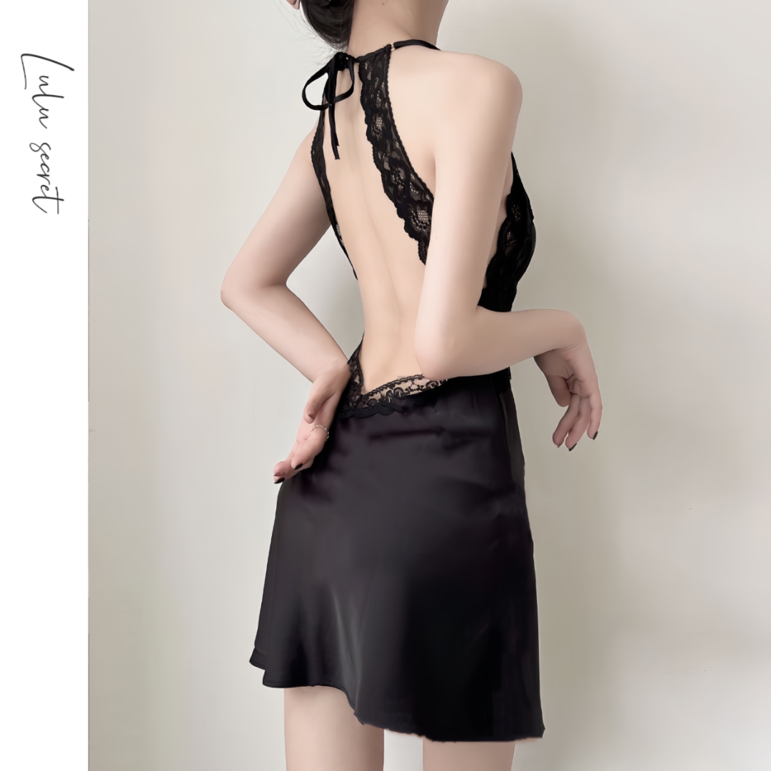 【美背撩人】璐璐的秘密轻奢睡裙2024春季新款性感短吊带睡衣家居服