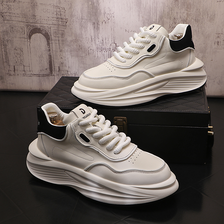 NY韩版时尚休闲鞋男款秋冬季增高跑步运动鞋潮流百搭厚底老爹鞋潮