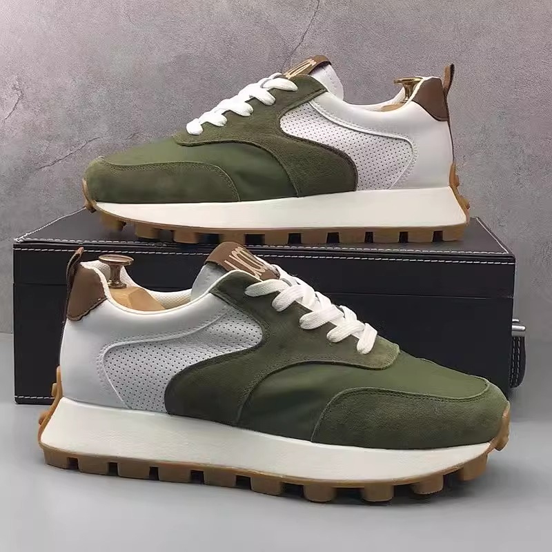 NY潮牌榴莲底阿甘鞋男款时尚小众运动休闲鞋透气轻奢风老爹鞋潮鞋