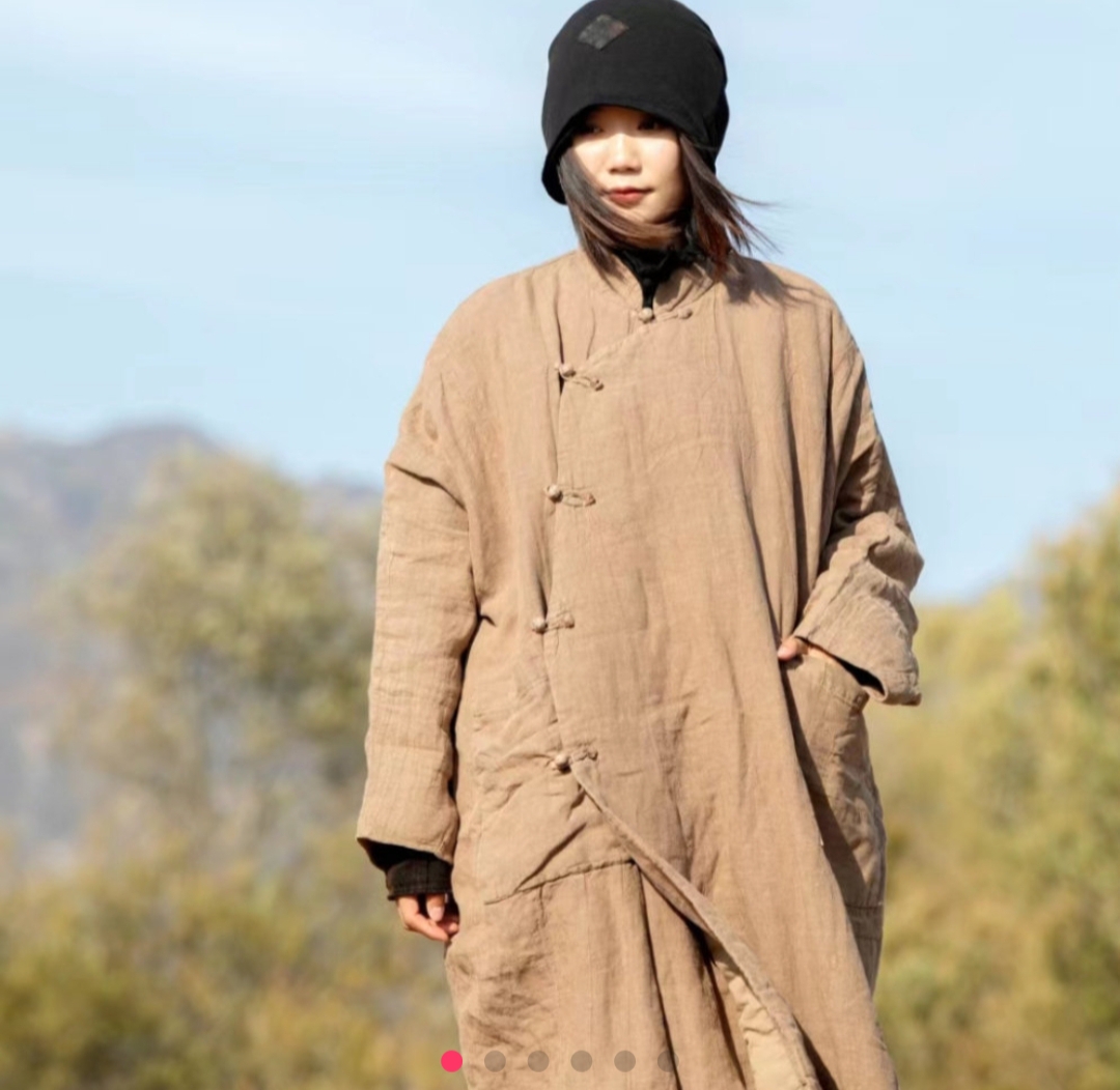 麻依者原创906#亚麻棉衣